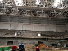 三三一文體中心現(xiàn)場隔音工程